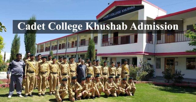 Cadet College Khushab Admission Eligibility Test More