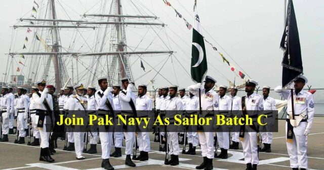 Join Pak Navy Through Short Service Commission Batch B-2023