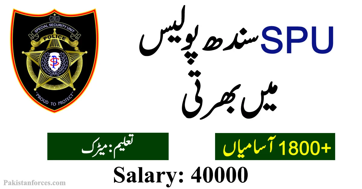 SPU Jobs Sindh