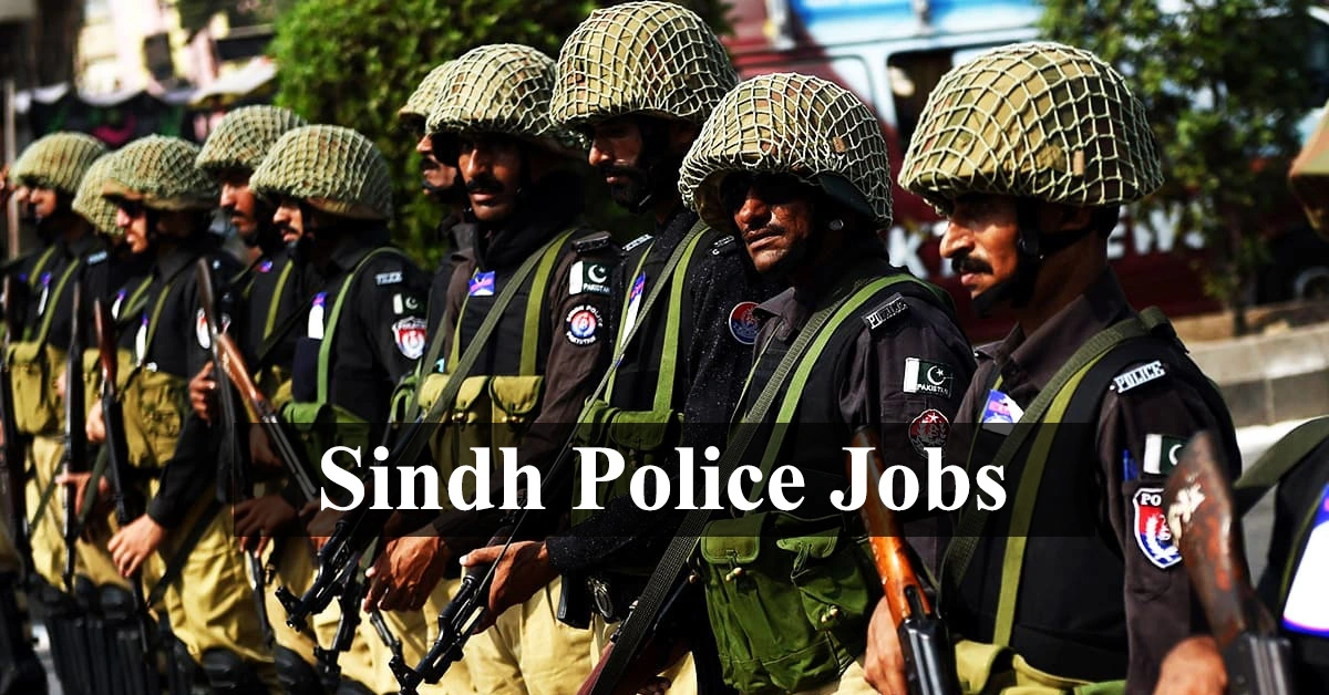 Sindh Police Jobs 2024 Sindh Police Online Apply